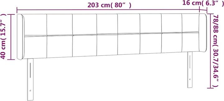 Image du produit vidaXL Cecco (203 x 16 x 88 cm)