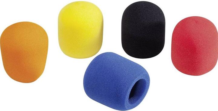 Actual product image Renkforce 5 microphone windscreen set (Foam material)