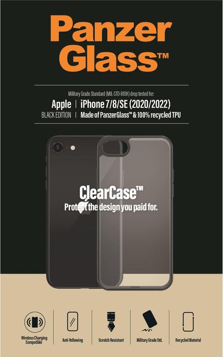 Actual product image PanzerGlass ClearCase (Apple iPhone SE (3rd Gen), Apple iPhone SE (2nd Gen), Apple iPhone 7)