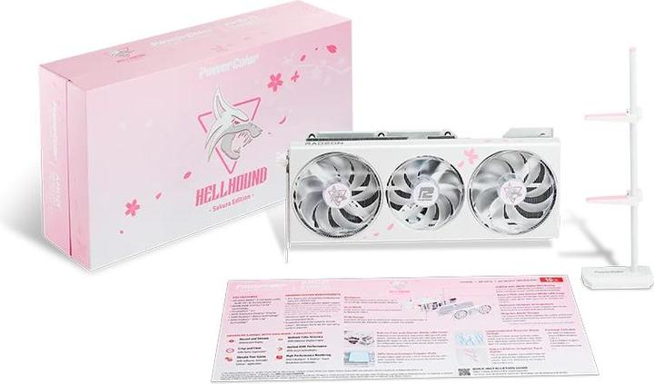 Produktbild Powercolor Hellhound Sakura Radeon RX 7800 XT Limited Edition (16 GB)
