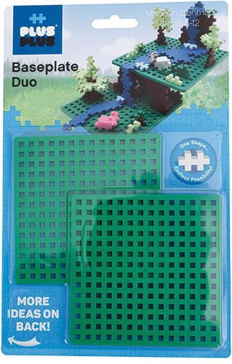 Actual product image Plus-Plus Baseplate 12x12 cm, 2 pieces