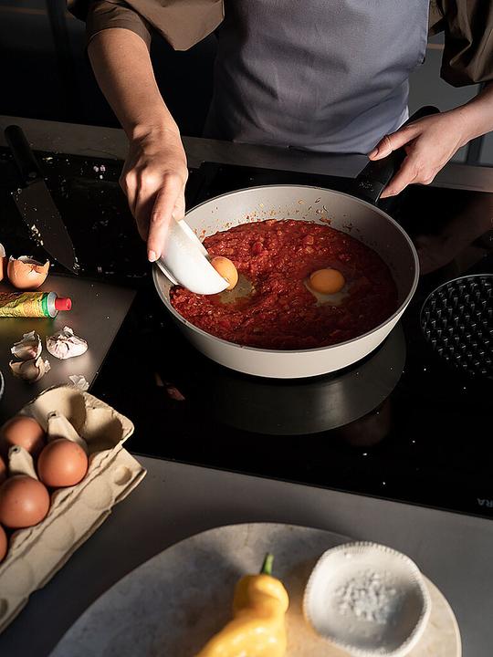 Produktbild Fissler Pfanne CERATAL EVO COMFORT Warmgrau (Pfannenset + Topfset, Aluminium)