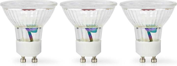 Produktbild Nedis LBGU10P163P3 LED-Lampe GU10 Spot 4.5 W 345 lm 2700 K Warmweiss Anzahl der Lampen in der Verpac (GU10, 345 lm, 3x)