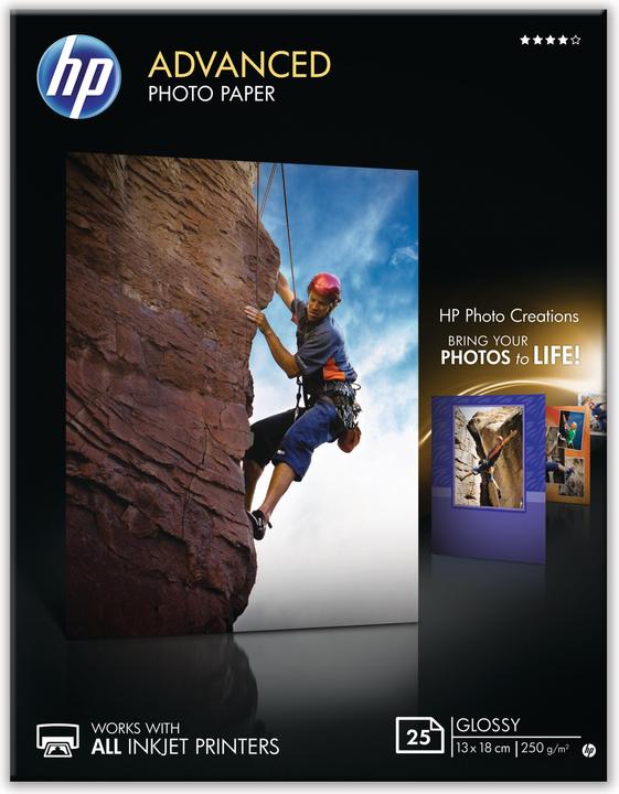 Actual product image HP Q8696a (250 g/m², 13 x 18 cm, 25 x)