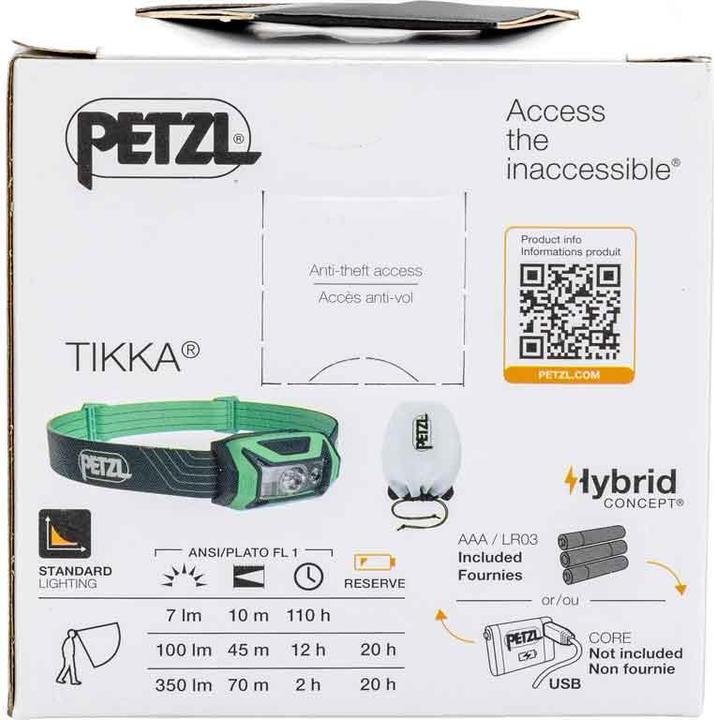 Productafbeelding Petzl Tikka Hoofdlamp Groen (350 lm)