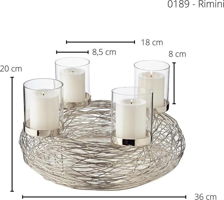 Produktbild Edzard Adventskranz Rimini (170)