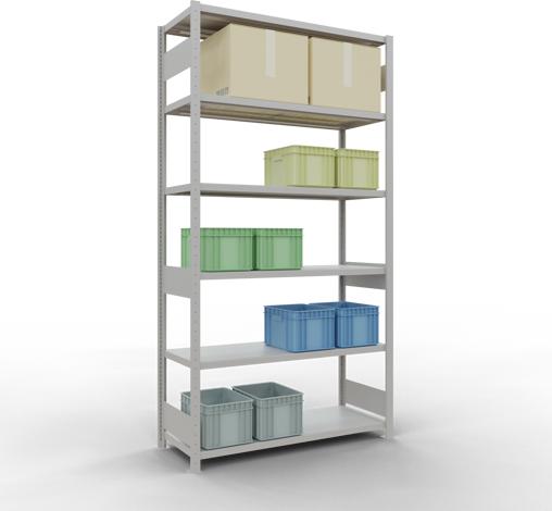 Actual product image Schulte Lagertechnik MULTIplus250 basic racking system with length ledgers