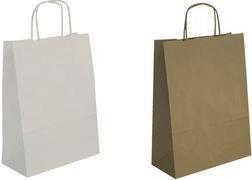 Actual product image Agipa Paper carrier bag - made of kraft paper, groá, brown (1 Piece)