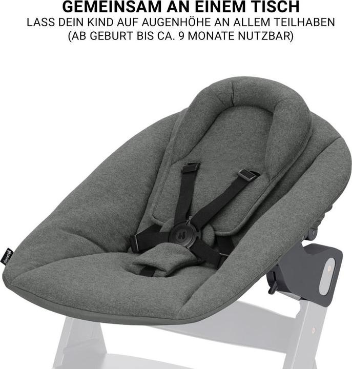 Produktbild Hauck Hochstühle Beta Plus Natural 5-tlg. Newborn Set - Hochstuhl + (Hochstuhl Sitzerhöhung)