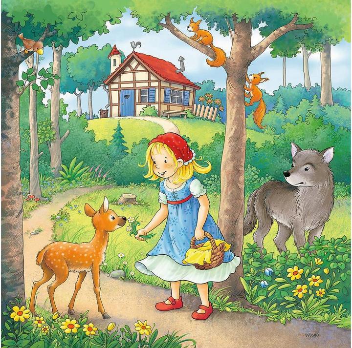 Produktbild Ravensburger Rapunzel, Rotkäppchen & der Froschkönig (49 Teile)