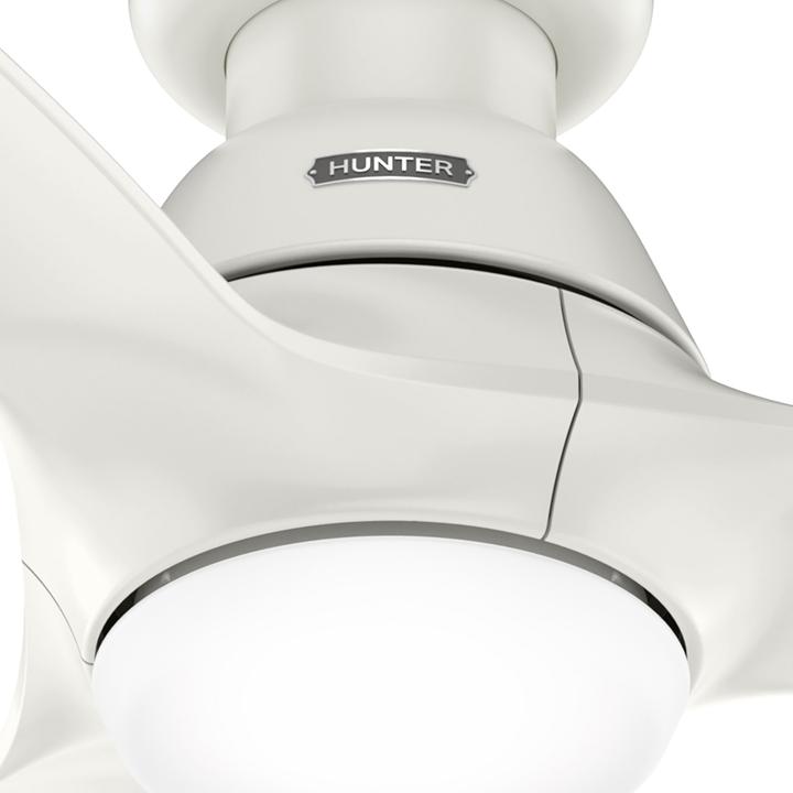 Actual product image Hunter Fans DC Deckenventilator Calabasas LP Weiss mit LED (40.70 dB)