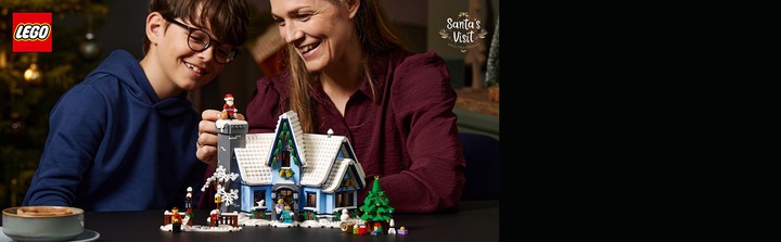 Actual product image LEGO Visit of Santa Claus (10293, LEGO Creator Expert, LEGO Rare Sets)