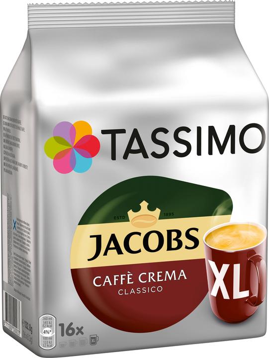 Image du produit Tassimo Jacobs Caffe Crema XL T-Disc (16 x Port.)