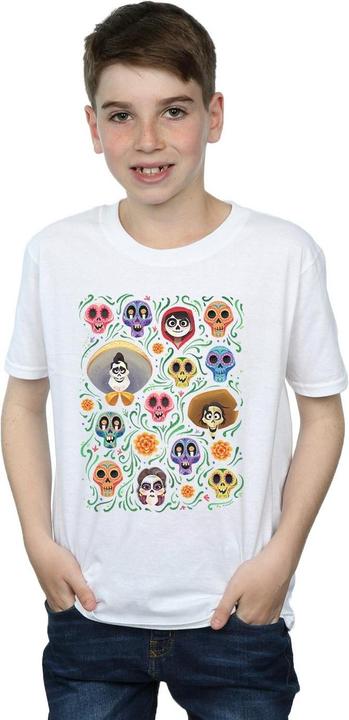 Immagine prodotto Disney Coco Heads Pattern Maglietta Ragazzi (128)