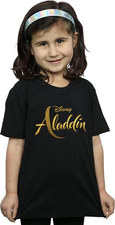 Produktbild Disney Aladdin Film Logo Baumwoll TShirt Mädchen (140, 146)