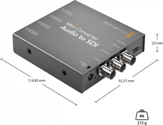 Actual product image Blackmagic Mini Converter Audio-SDI 2 (Audio Switch)