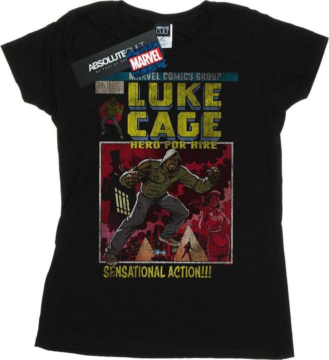Image du produit - T-shirt LUKE CAGE DISTRESSED YOURSELF - Femme (XXL)
