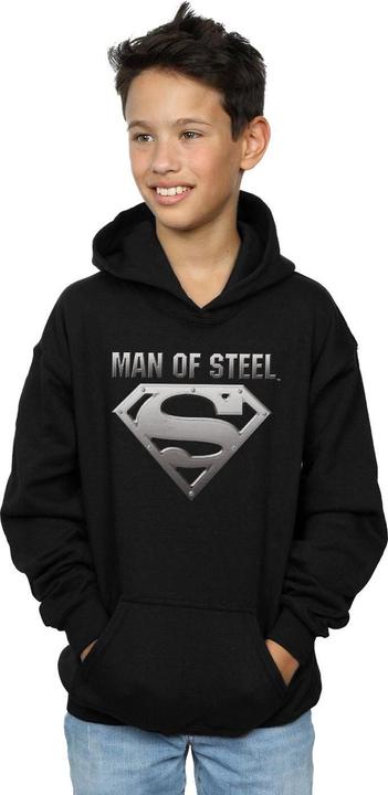 Immagine prodotto Superman Man Of Steel Shield Felpa con Cappuccio Ragazzi (152, 158)