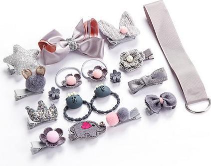 Produktbild Activity Board 18 Stück Haarspangen-Set Kleinkind Mädchen, Haarschmuck Mädchen, Haarspangen mit Geschenkbox (18 Stk.)