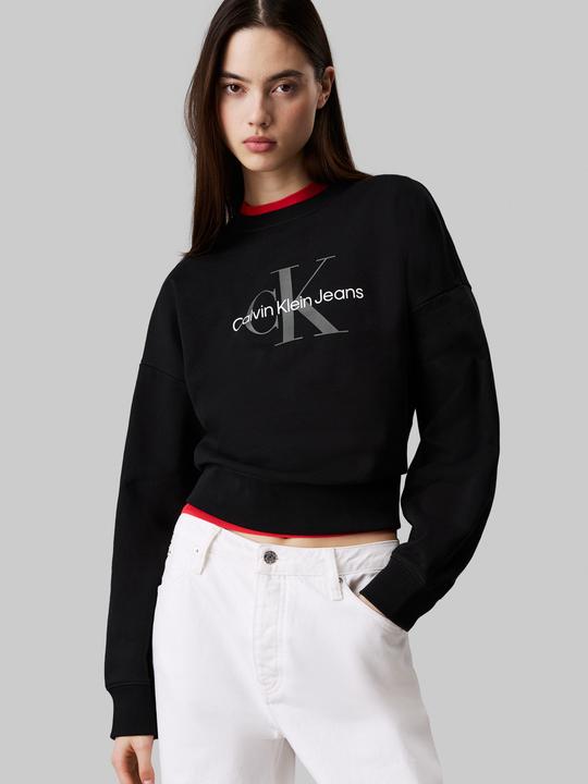 Actual product image Calvin Klein Jeans Ls Monologo French Terry Rlxd Cr (L)