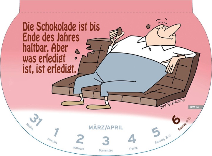 Immagine prodotto Heye Calendario illustrato Dumme Sprüche (21 x 29 cm, Copertina rigida, Tedesco)