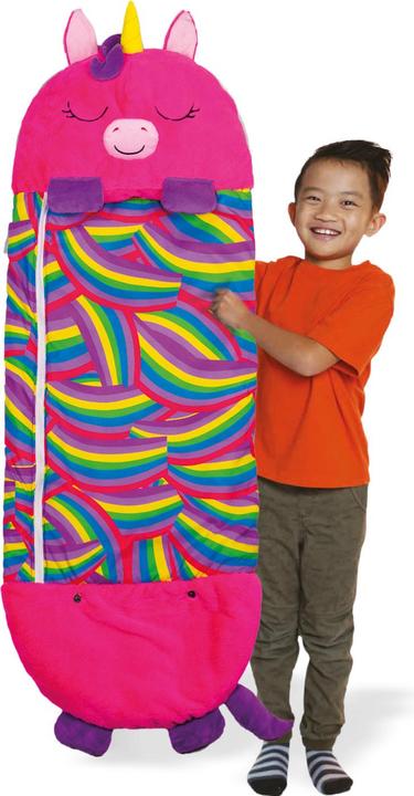 Produktbild MediaShop Happy Nappers Einhorn pink | Large 6-12 Jahre | Spielen - kuscheln- schlafen | Kinderschlafsack