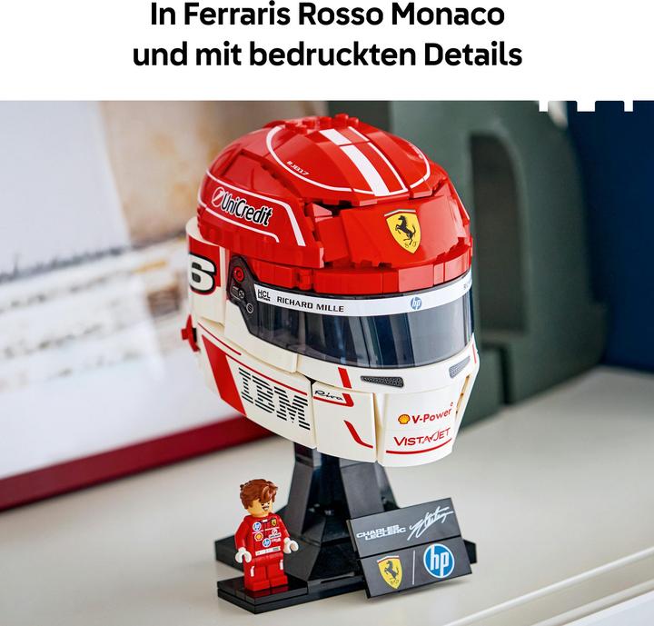 Produktbild LEGO Ferrari HP Charles Leclerc Helm (43014, LEGO Editions)