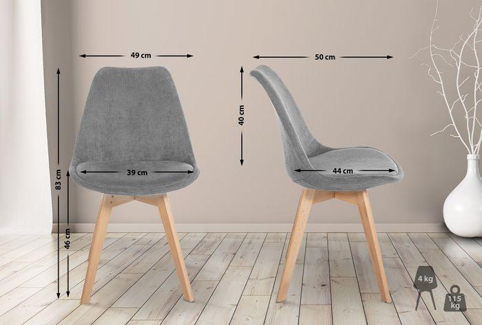 Immagine prodotto Swisshandel24 Sedia Linares Cord