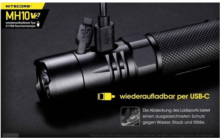 Produktbild Nitecore MH10 V2 - 1200 Lumen (14.70 cm, 1200 lm)