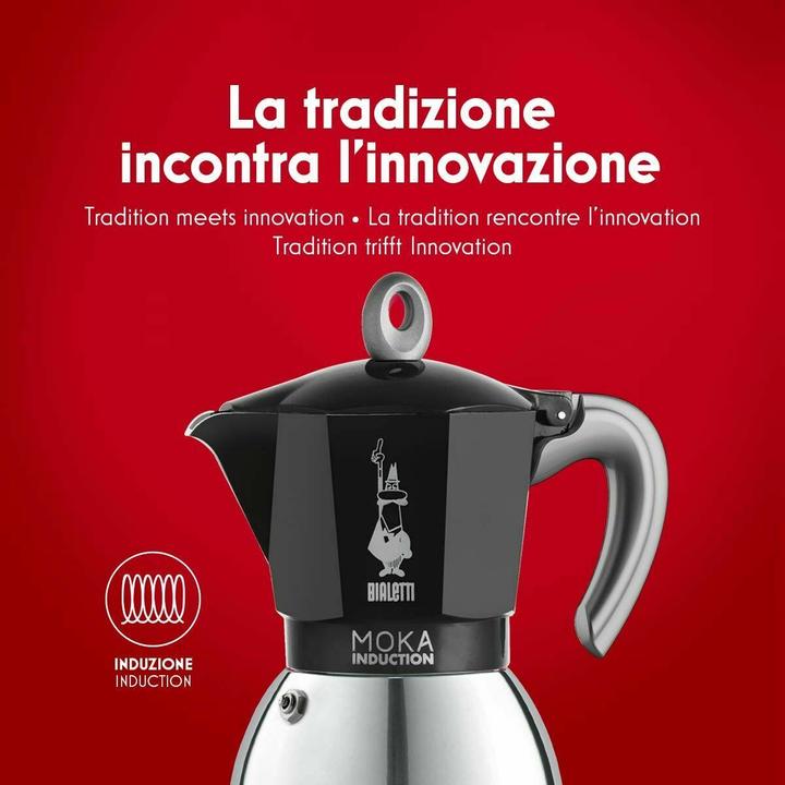 Actual product image Bialetti moka induction (4 Cups)