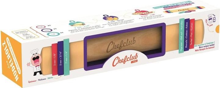 Chefclub Rouleau à pâtisserie avec anneaux en silicone