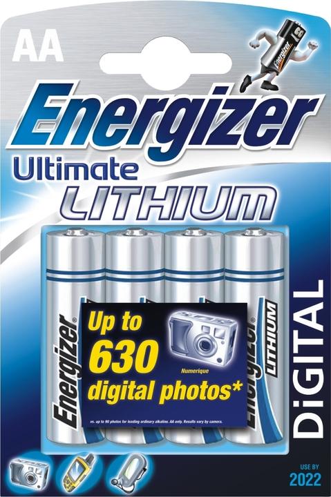 Immagine prodotto Energizer Ultimate Lithium (4 pz., AA, 3000 mAh)