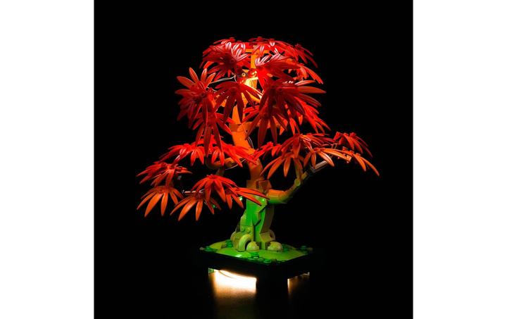 BrickBling LED Licht Set für LEGO Japanischer Roter Ahorn - Bonsai-Baum (10348)