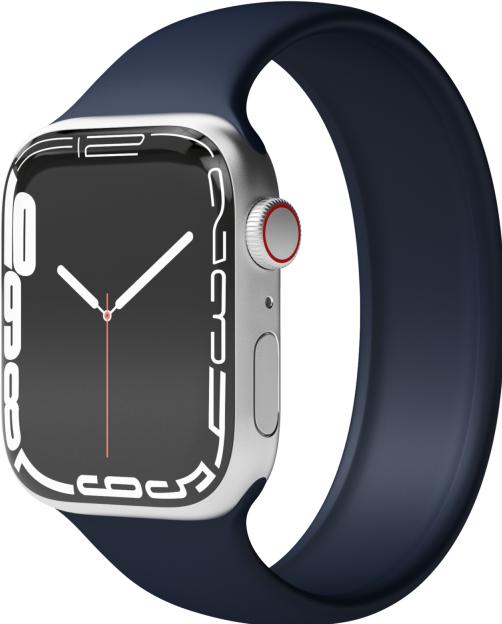 Produktbild Vonmählen Solo Loop Case 1 Band S Navy 38/40/41mm (38 mm, 40 mm, 41 mm, Silikon)
