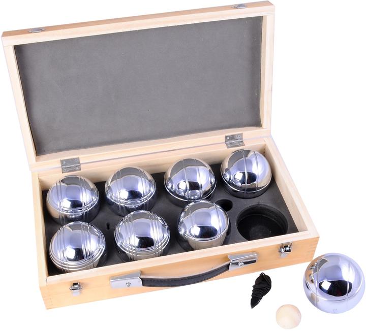 ToyFamily Jeu de Boules im Luxusetui (8 x, 70 mm)