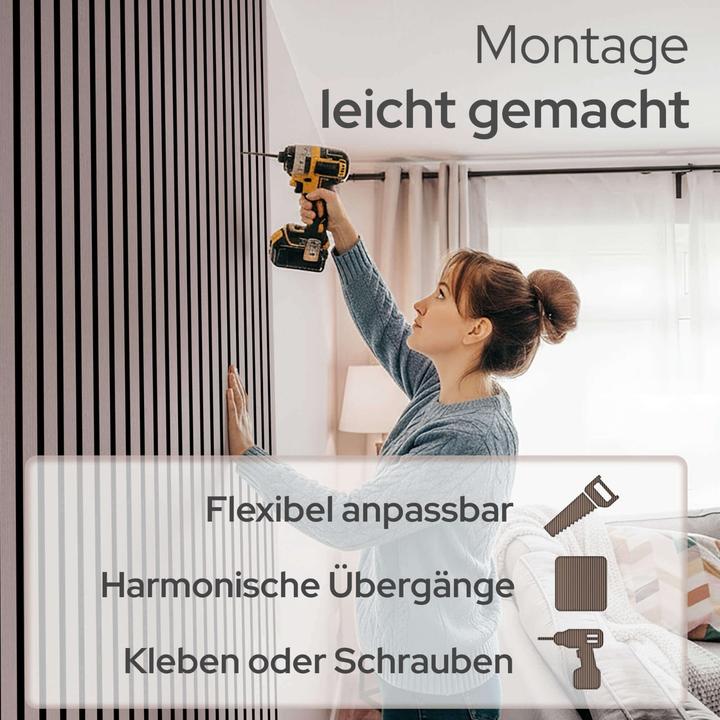 Image du produit Arebos 2er Set Akustikpaneele Holzoptik (60 x 120 cm)