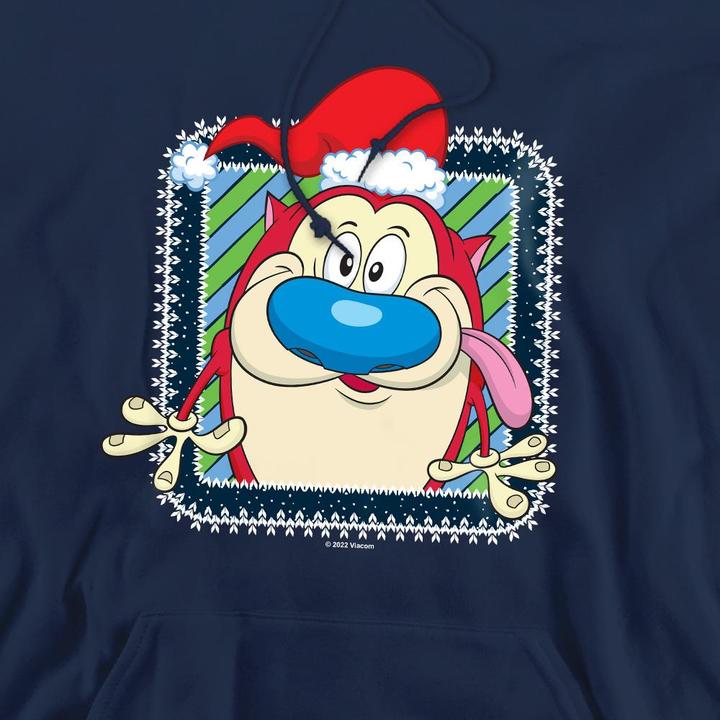 Produktbild Ren & Stimpy Festive Kapuzenpullover weihnachtliches Design (S)