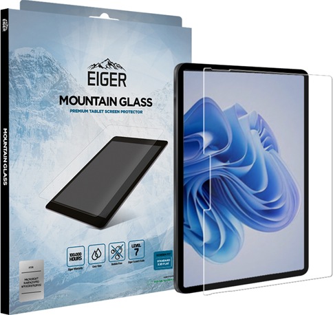 Actual product image Eiger Mountain Glass Clear Tablet (1 Piece, Microsoft Surface Pro 8, Microsoft Surface Pro 9, Microsoft Surface Pro X)