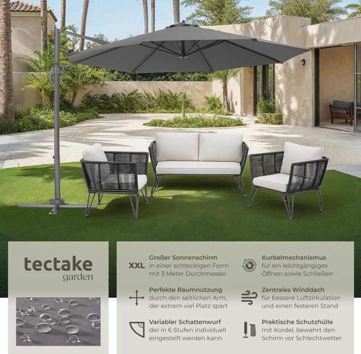 Produktbild tectake Ampelschirm (3 m)