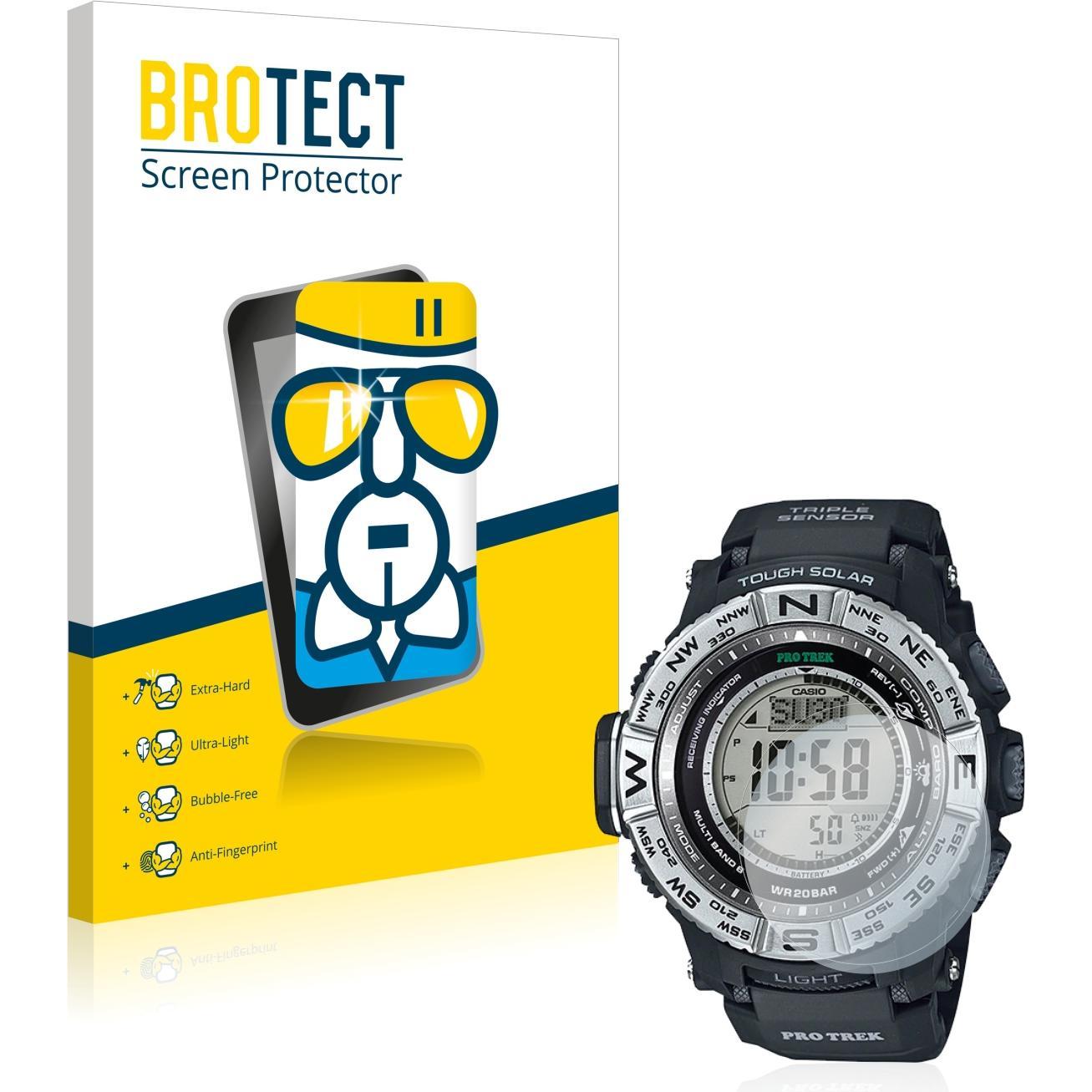 BROTECT AirGlass Panzerglasfolie, Smartwatch Schutzfolie, Transparent