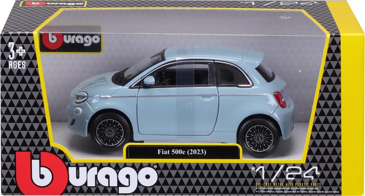 Image du produit Bburago Fiat 500e 1/24 bleu