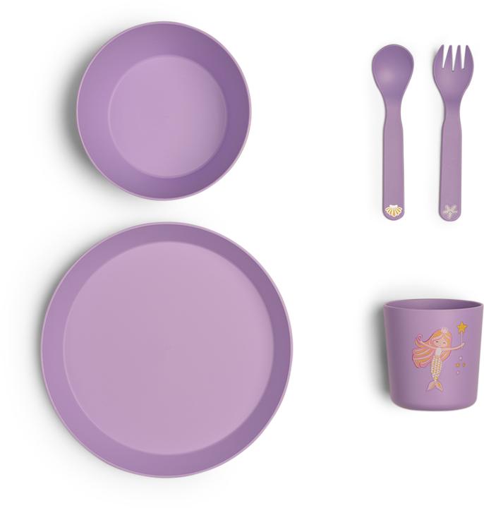 Actual product image Citron PLA Tableware Set Mermaid
