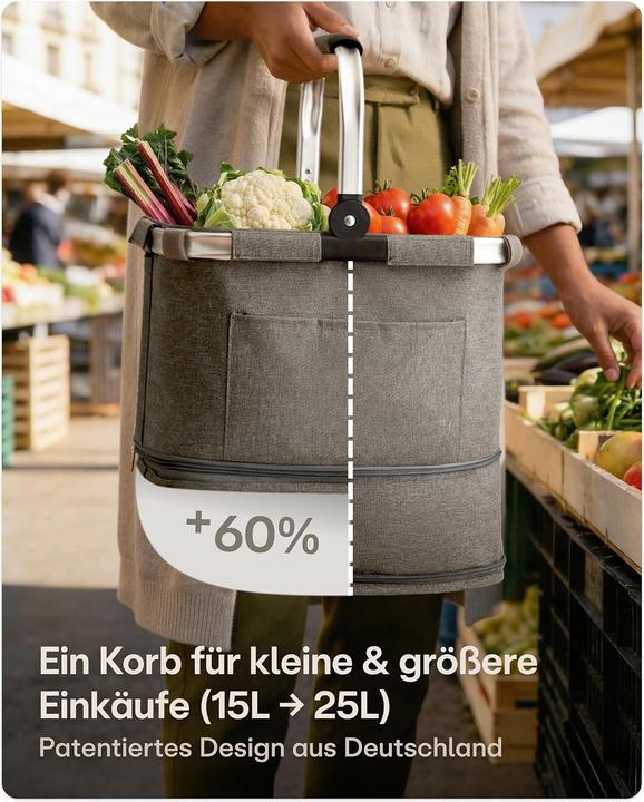 Produktbild Praknu Faltbarer Einkaufskorb