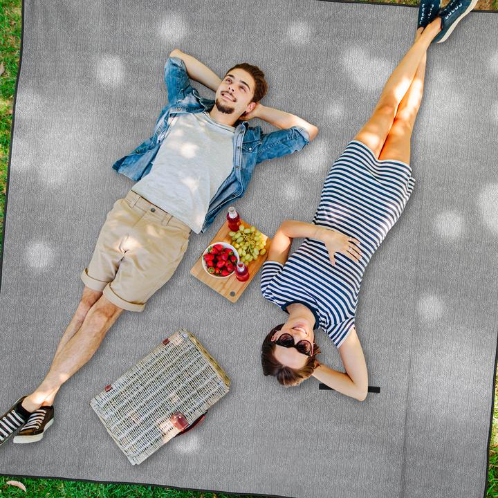 Actual product image Relaxdays Picnic blanket