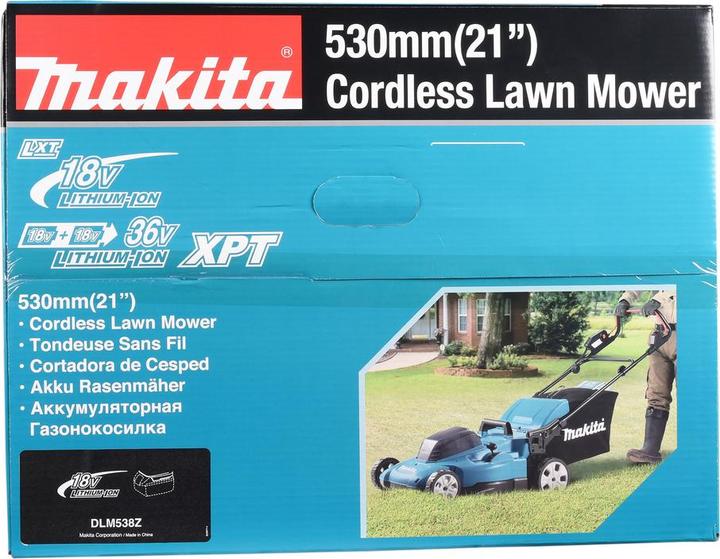 Actual product image Makita DLM538Z (Rechargeable battery operated)