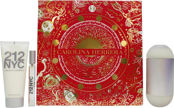 Actual product image Carolina Herrera 212 Nyc EdT 100ml Set 3 Articles Christmas 2023 (Eau de toilette, 100 ml)