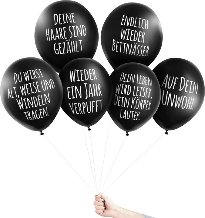 Produktbild Pechkeks Anti-Party Ballons (6x)