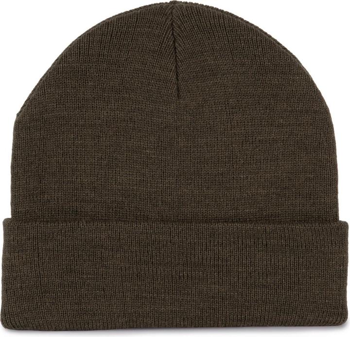 Produktbild K-up Recycelte Mütze mit gestricktem Umschlag