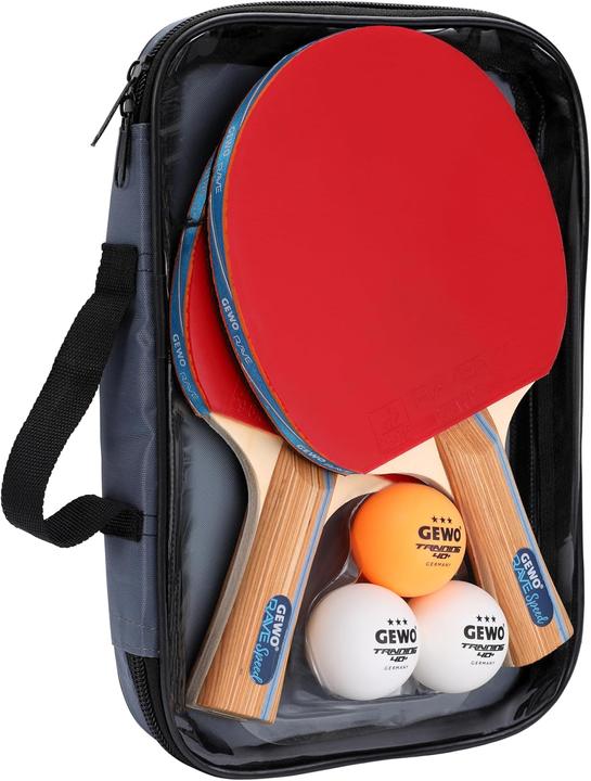 Actual product image Gewo Rave Speed Tischtennisschläger Set