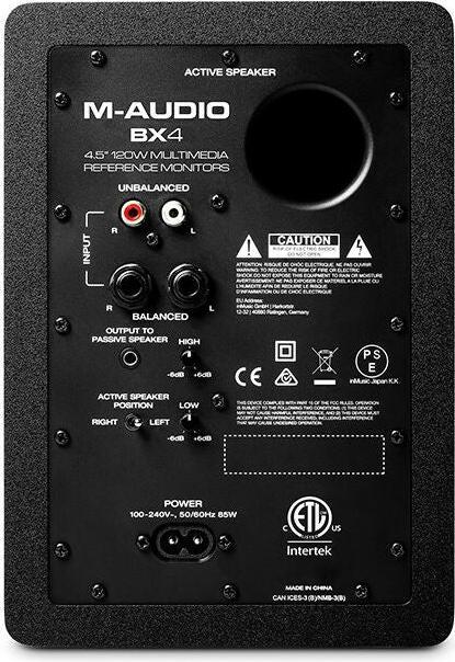 Actual product image M-Audio BX4 (Active, Pair, 1x 120 W)